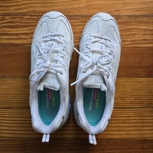 Skechers Women's D'Lites White Sneakers